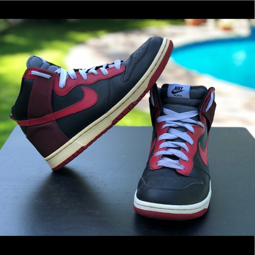 Nike Dunk High North Black/varsity Red